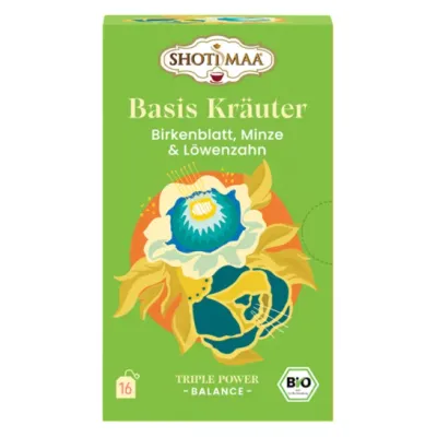 Ceai balance - essential herbs - frunze de mesteacan, menta creata si papadie bio 16dz x 2g 32g Shotimaa