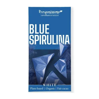 Ciocolata cu spirulina albastra bio, 60g, Benjamissimo - PRET REDUS