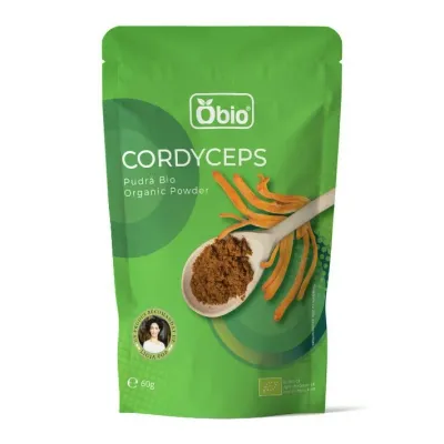 Cordyceps pudra bio 60g Obio