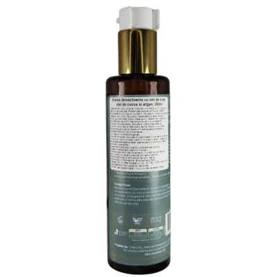 Crema demachianta cu unt de shea, ulei de cocos si argan, 200ml, Isha