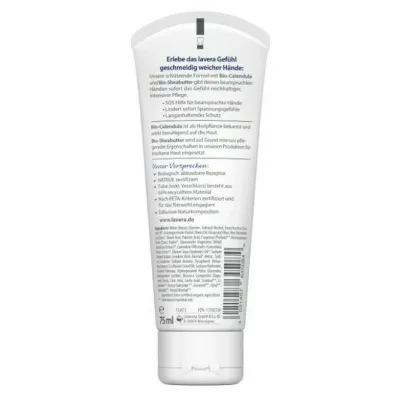 Crema reparatoare pentru maini cu galbenele si unt de shea 75ml Lavera