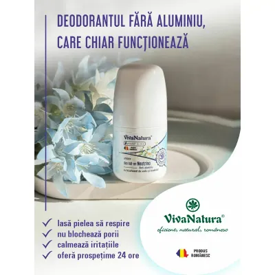 Deo roll-on natural Neutrino unisex, 50ml, VivaNatura