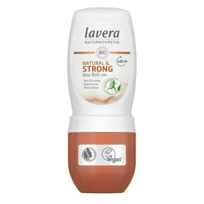 Deodorant Roll-on Natural & Strong cu ginseng si minerale naturale 50ml Lavera