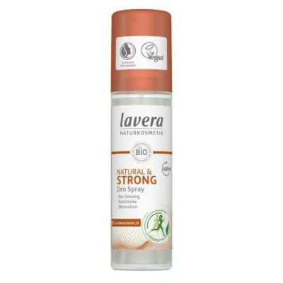 Deodorant spray Natural & Strong cu ginseng si minerale naturale 75ml Lavera