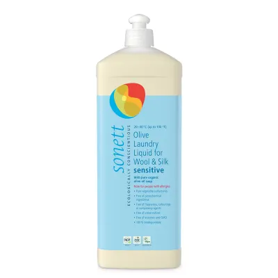 Detergent lichid pentru lana si matase sensitive ecologic 1l Sonett