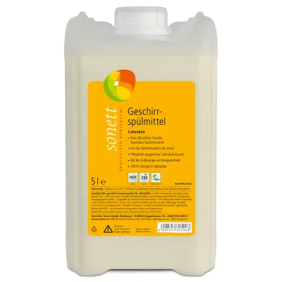 Detergent lichid pentru vase cu galbenele ecologic 5l Sonett