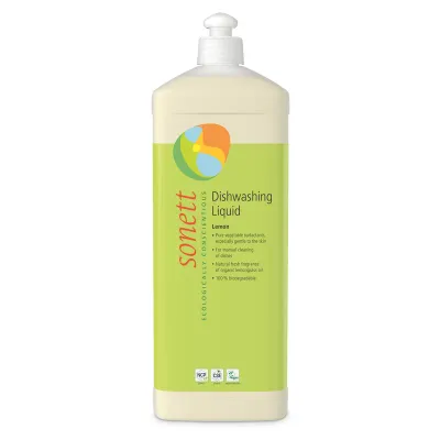 Detergent lichid pentru vase cu lamaie ecologic 1l Sonett