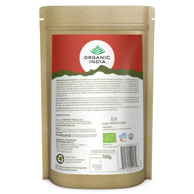 Fenicul pulbere, eco, fara gluten, 100g, Organic India