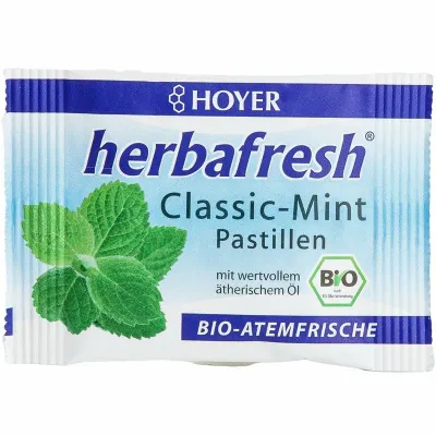 Pastile cu menta pentru respiratie proapata bio 17g Hoyer