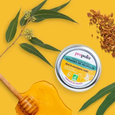 Jeleuri cu propolis, miere si eucalipt bio 45g Propolia