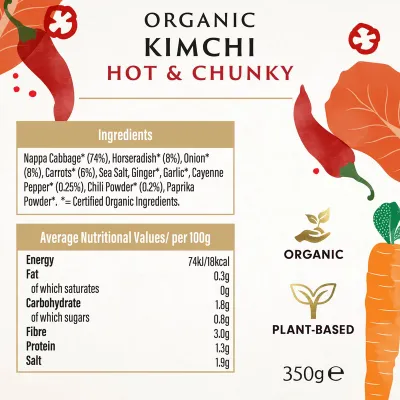 Kimchi picant bio 350g Biona