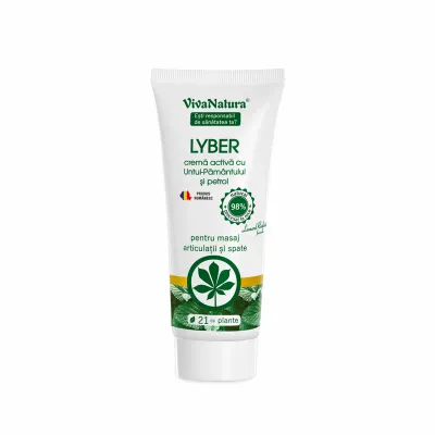 Lyber - crema activa cu Untul Pamantului si Petrol, 75ml, VivaNatura