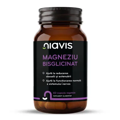 Magneziu Bisglicinat 60cps, Niavis