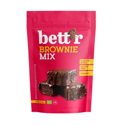 Mix pentru prajitura brownie bio 400g Bettr
