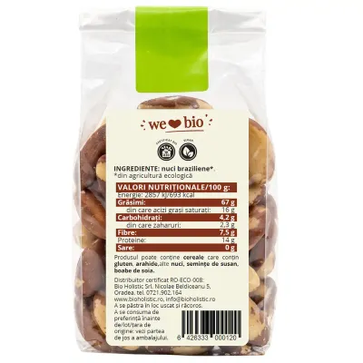 Nuci braziliene bio 250g Obio