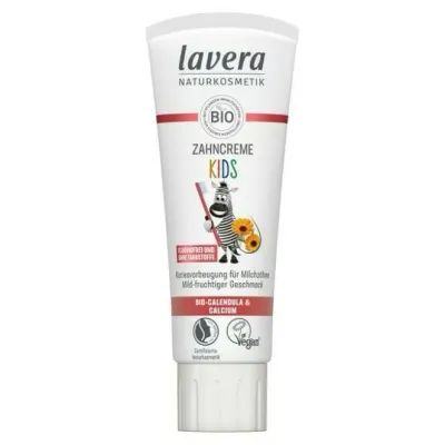Pasta de dinti cu galbenele si calciu fara fluor pentru copii 75ml Lavera