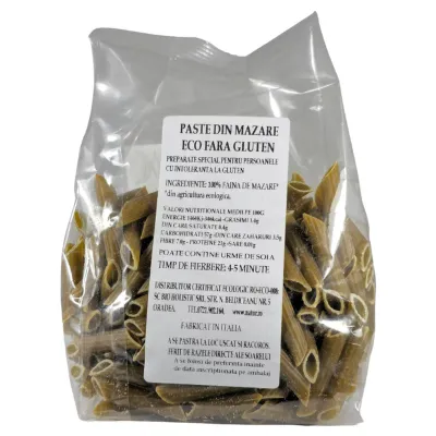 Penne din mazare verde bio 250g Marchesato
