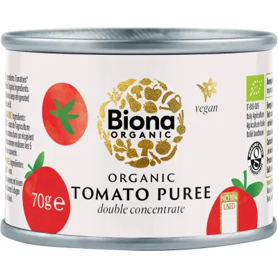 Piure de rosii dublu concentrat bio 70g Biona