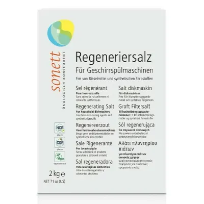 Sare regeneranta pentru masina de spalat vase ecologica 2kg Sonett