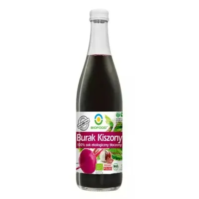 Suc de sfecla rosie lactofermentata bio 500ml Biofood