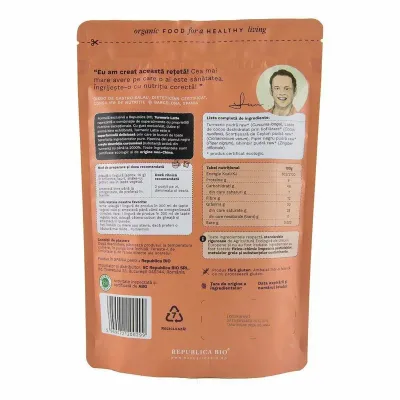 Turmeric Latte, pulbere functionala ecologica Republica BIO, 200g