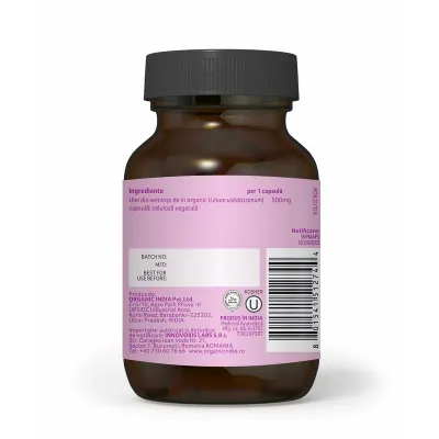 Ulei din Seminte de In - Omega 3, 60 caps veg, Organic India