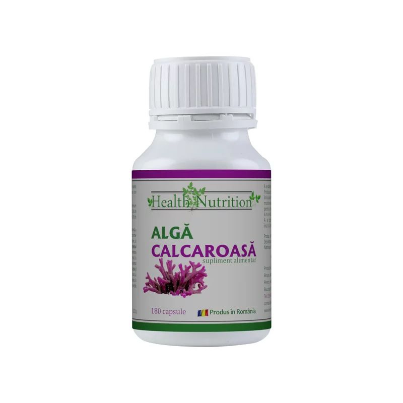 Alga Calcaroasa, 180 cps - Health Nutrition