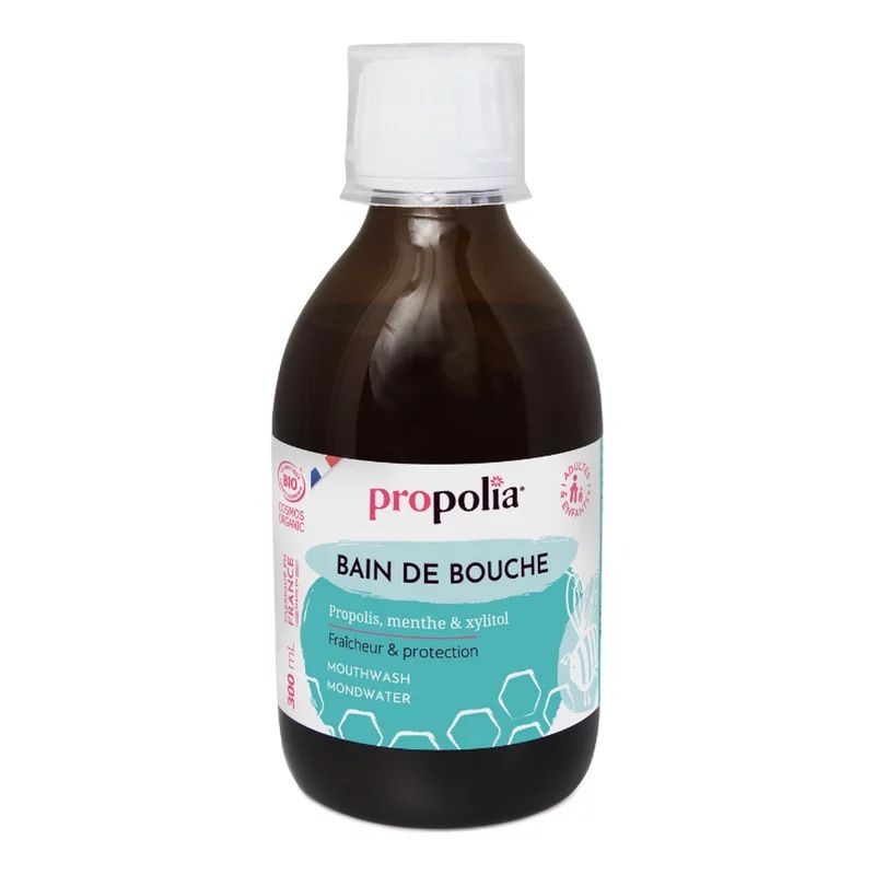 Apa de gura cu propolis, menta si xylitol ecologica 300ml Propolia
