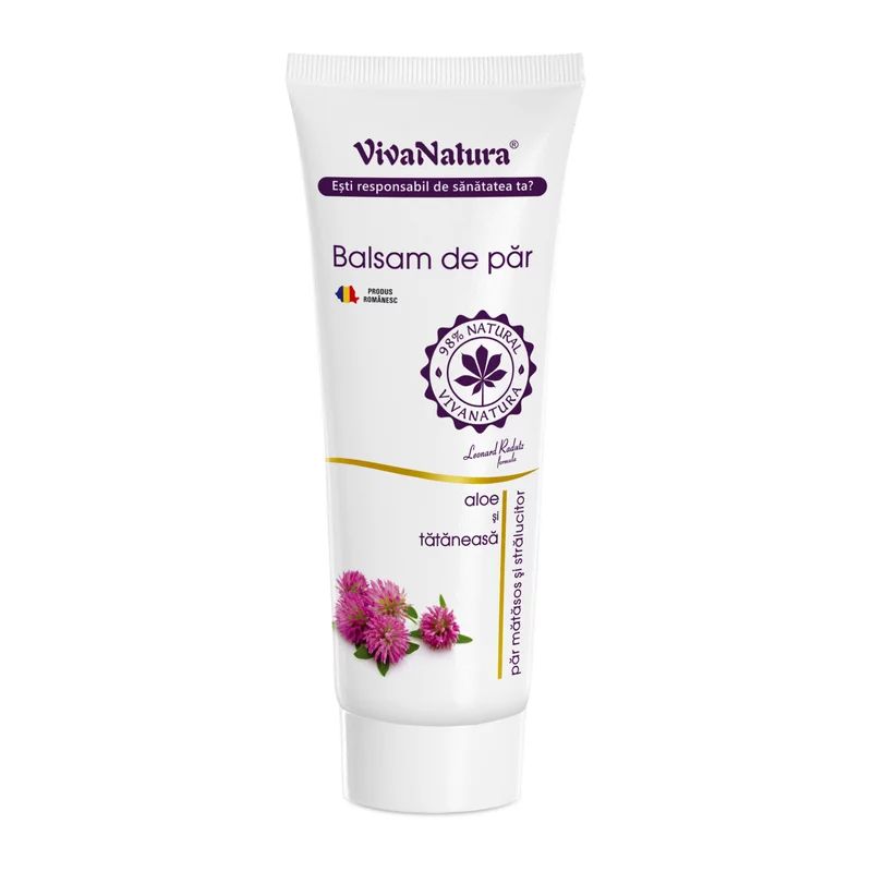 Balsam de par cu aloe si tataneasa, 250ml, VivaNatura