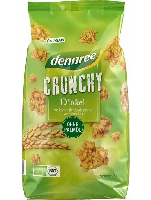 Cereale crunchy cu spelta bio 750g Dennree