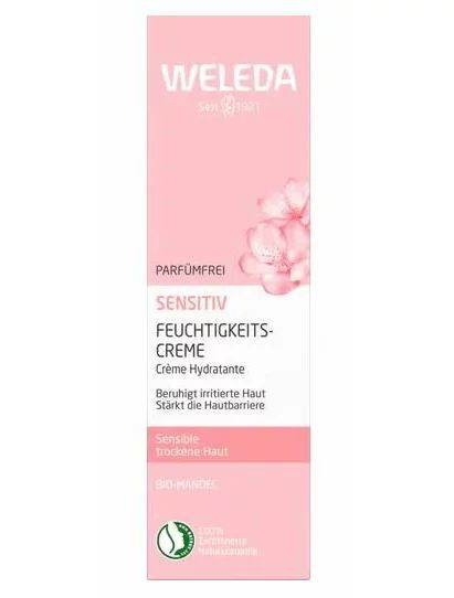 Crema hidratanta pentru ten sensibil cu ulei de migdale 30ml Weleda