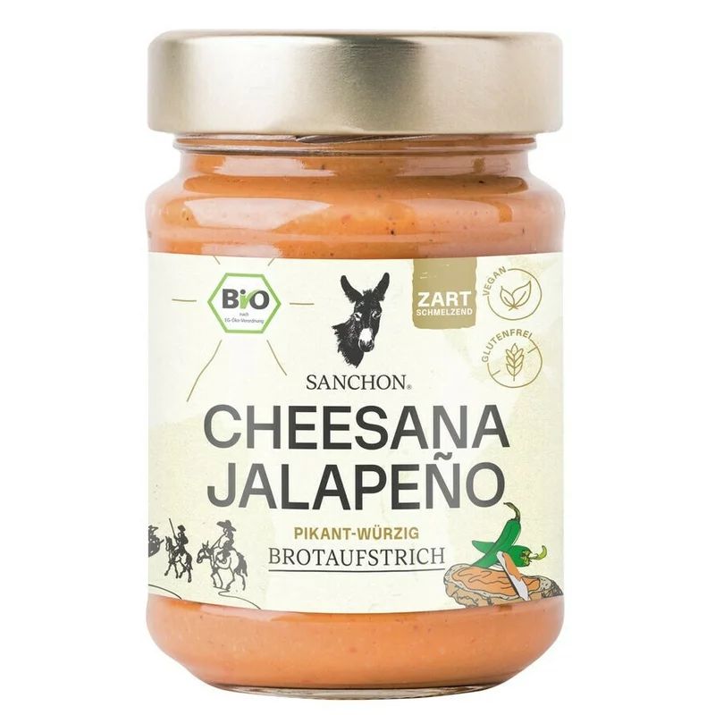 Crema tartinabila cu jalapeno bio 170g Sanchon