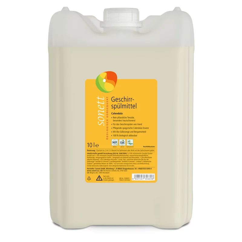 Detergent lichid pentru vase cu galbenele ecologic 10l Sonett
