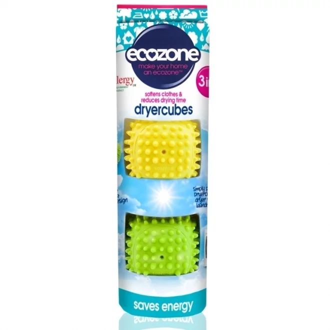 Dryer CubSet cuburi 3 in 1, pt uscare rapida si catifelarea hainelor, Ecozone, 2 buc