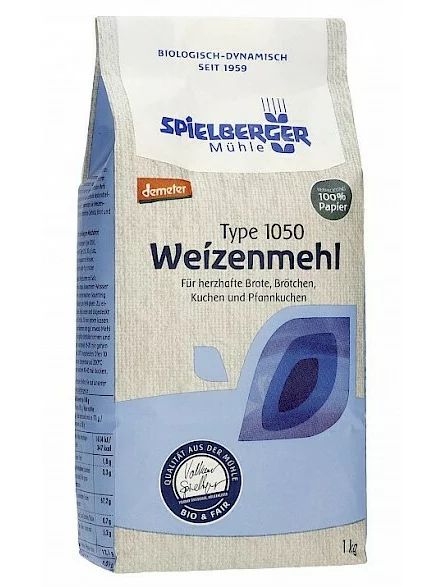 Faina alba de grau tip 1050 bio 1kg Spielberger