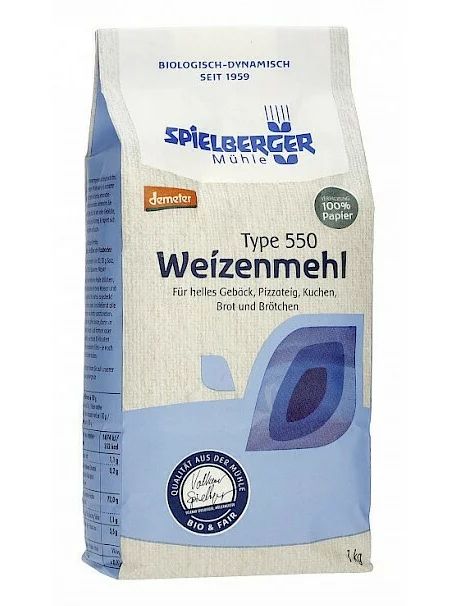 Faina alba de grau tip 550 bio 1kg Spielberger