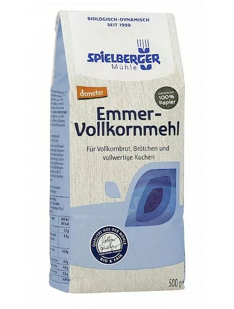 Faina integrala de grau Emmer bio 500g Spielberger