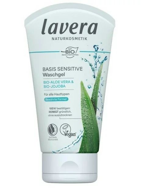 Gel de curatare pentru fata cu aloe vera si jojoba 125ml Lavera