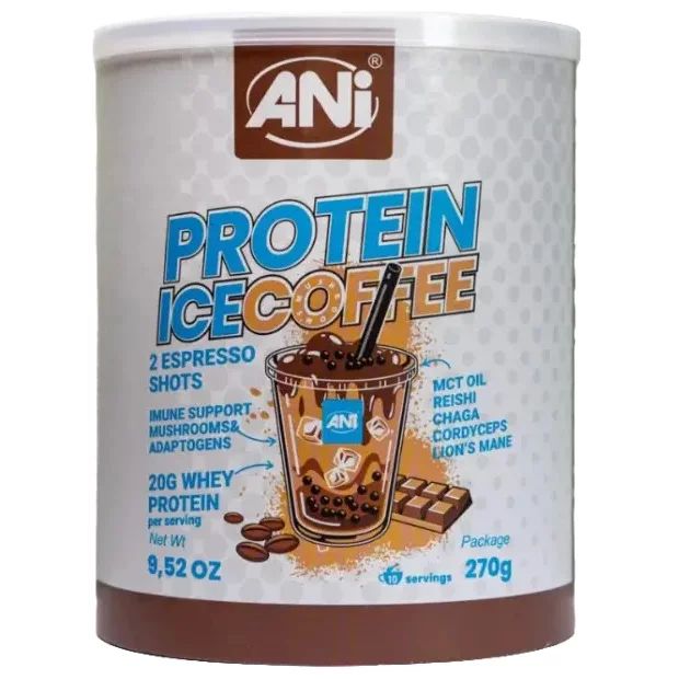 Ice coffee proteic instant cu ciocolata 270g ANi