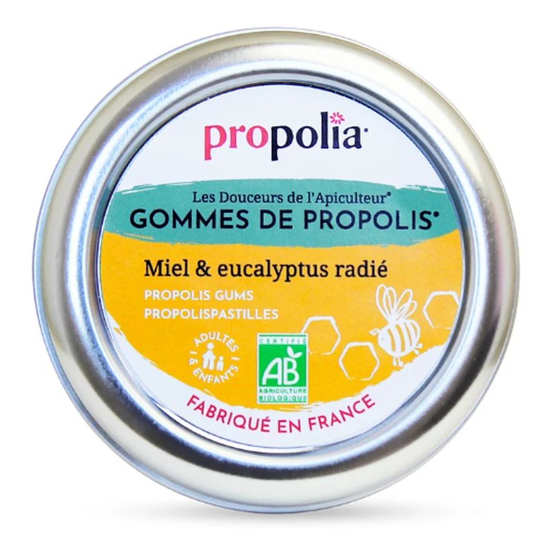 Jeleuri cu propolis, miere si eucalipt bio 45g Propolia