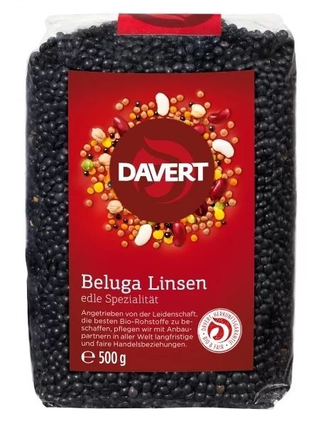 Linte neagra Beluga bio 500g DAVERT