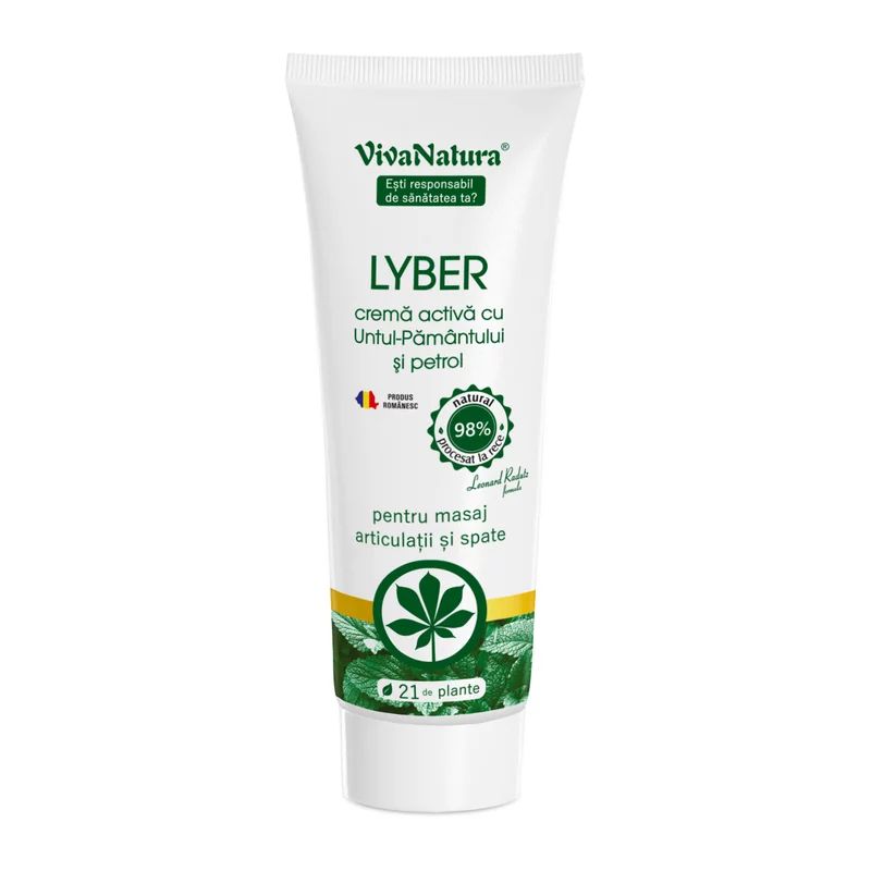 Lyber - Crema Activa Cu Untul Pamantului Si Petrol, 250ml, Vivanatura