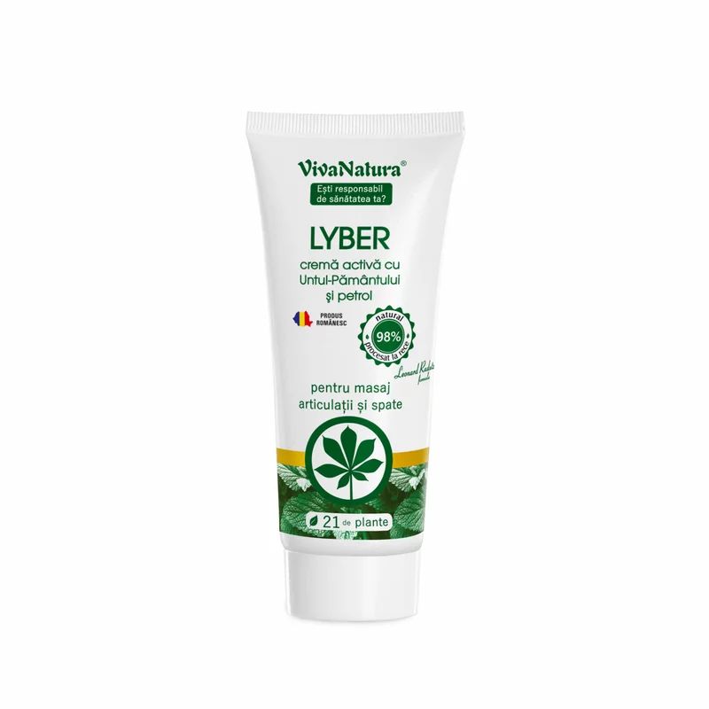 Lyber - Crema Activa Cu Untul Pamantului Si Petrol, 75ml, Vivanatura