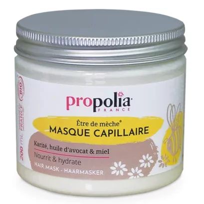 Masca de par cu unt de shea, ulei de avocado si miere ecologica 200ml Propolia