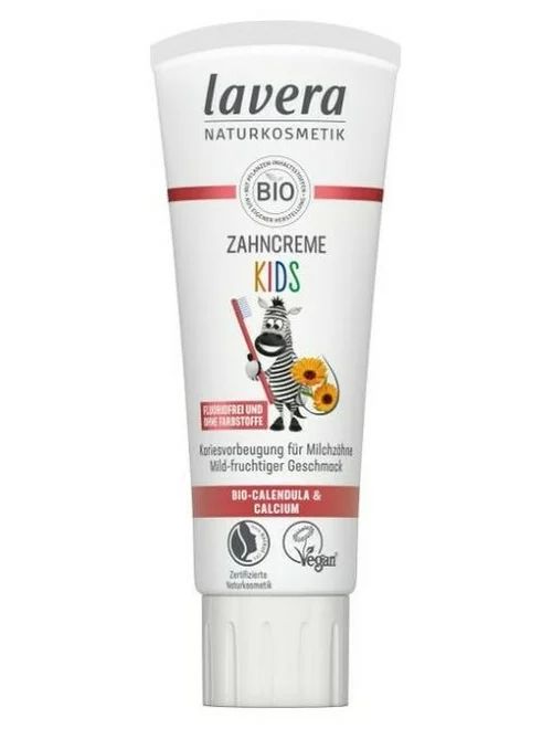 Pasta de dinti cu galbenele si calciu fara fluor pentru copii 75ml Lavera