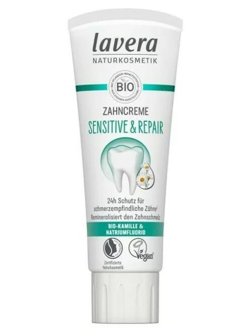 Pasta de dinti cu musetel si fluor Sensitive & Repair 75ml Lavera