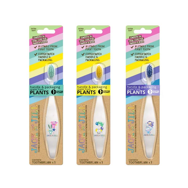Periuta de dinti ECO pentru bebe si copii, Jack n\' Jill