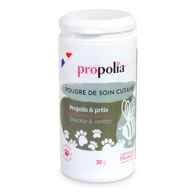 Pudra cu propolis si coada calului pentru pielea animalelor 30g Propolia