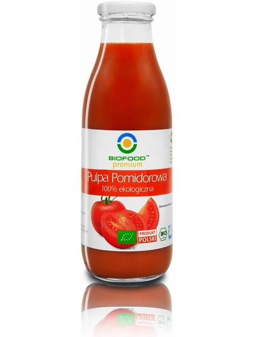Pulpa de rosii bio 500ml Biofood