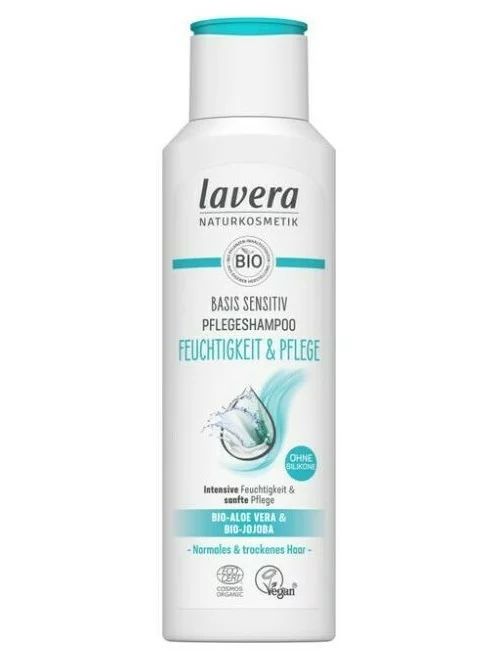 Sampon cu aloe vera si jojoba Basis Sensitiv ecologic 250ml Lavera